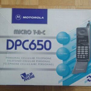 2 x NEW Motorola DPC650 Cell Phones Mobile Phone Vintage